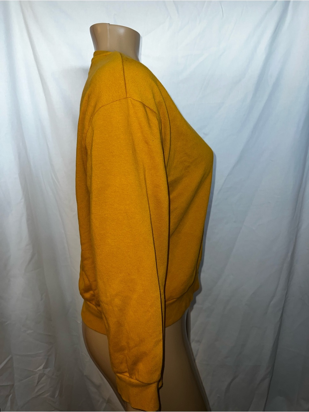 Zara Mustard Yellow Crewneck Sweatshirt - Picture 3 of 6